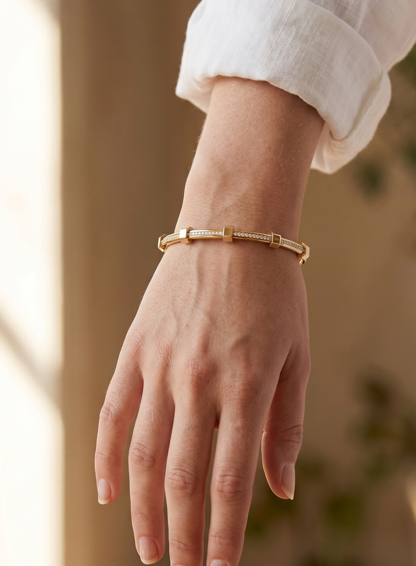 Guld Glans Armbånd