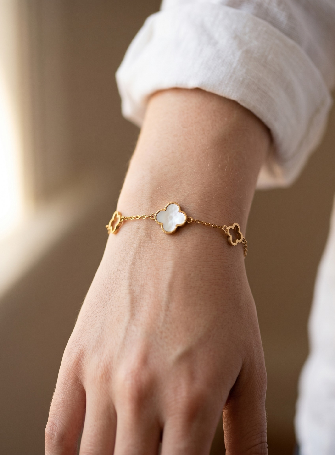 Heldige Kløverarmbånd