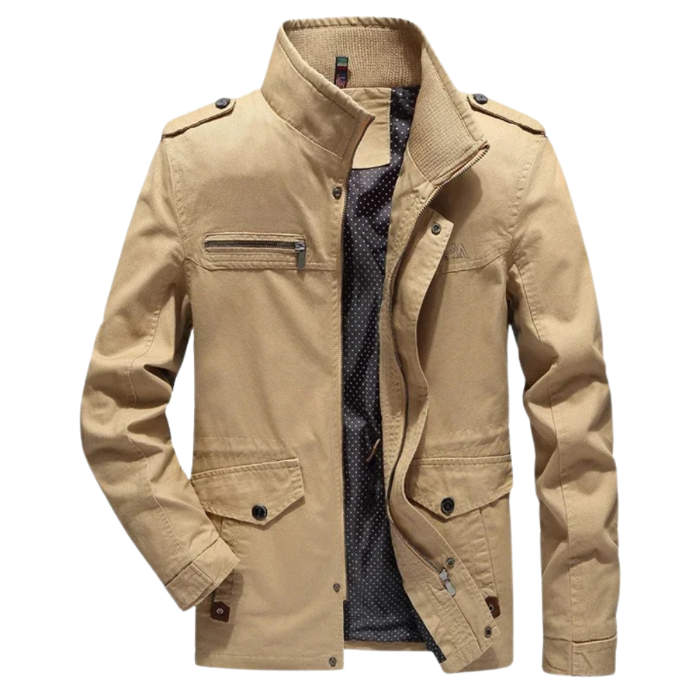 Elegant Bomulds Cargo Jakke