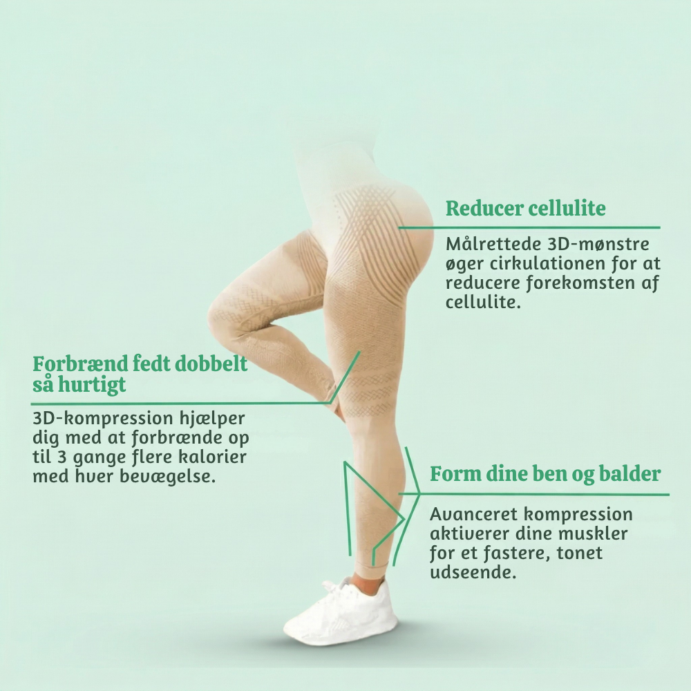 EllaTone™ – Slankende Og Formende Leggings Til Kvinder