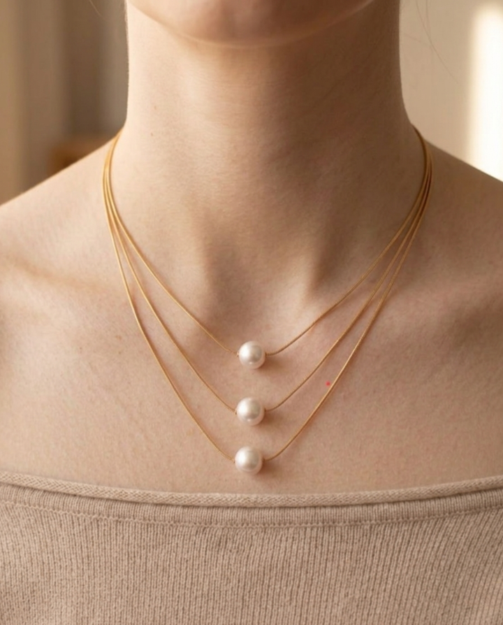 Trojna biserna verižica