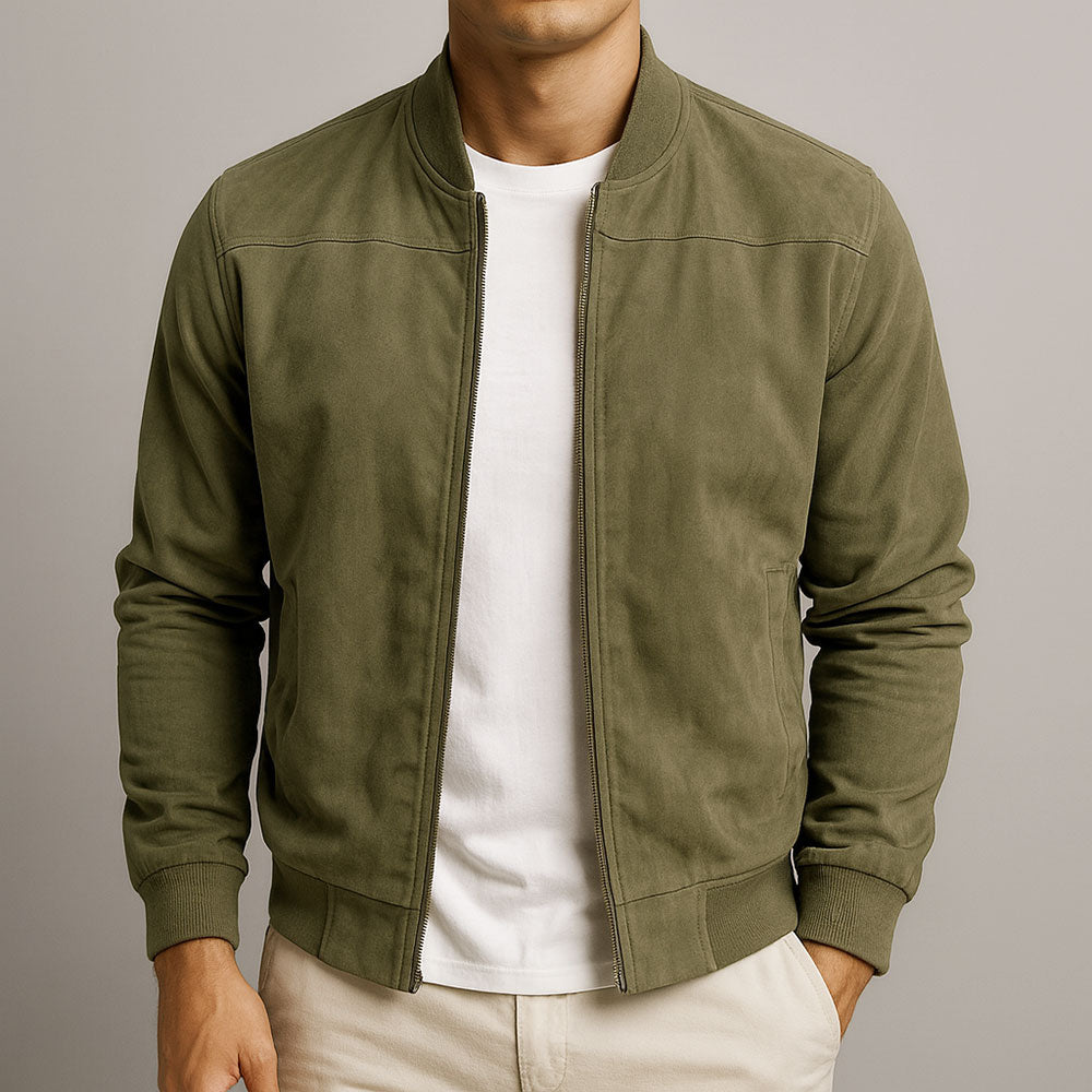 Elegant Suede Jakke