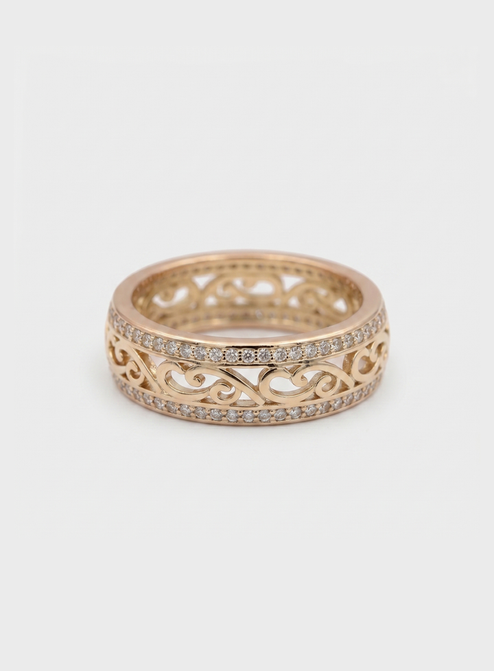Guld Filigran Ring