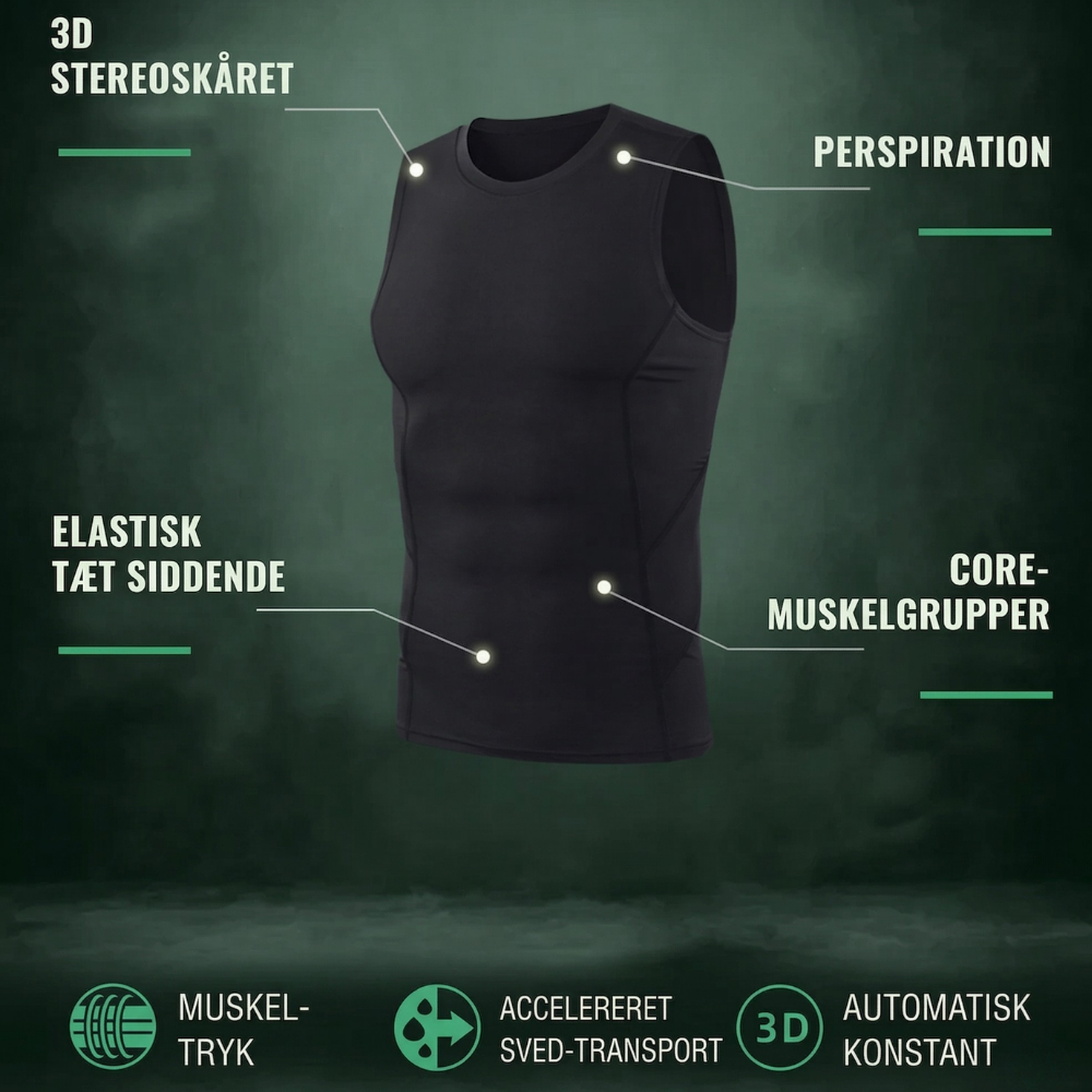 Wyfit™ – Herre Kompressionsvest til Holdningsstøtte