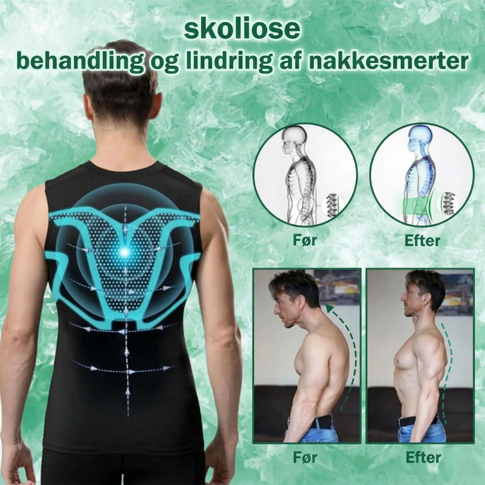 Wyfit™ – Herre Kompressionsvest til Holdningsstøtte