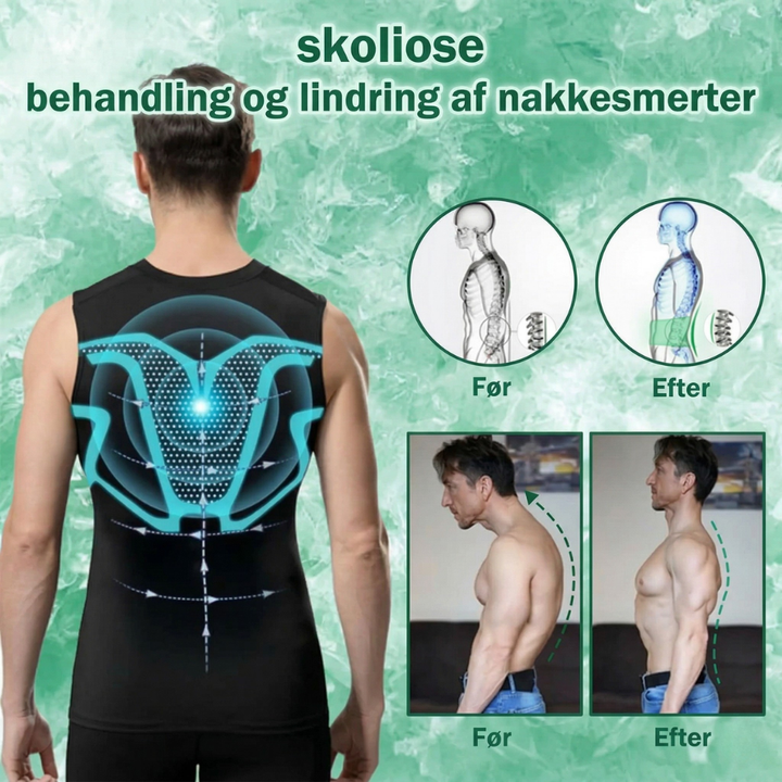 Wyfit™ – Herre Kompressionsvest til Holdningsstøtte