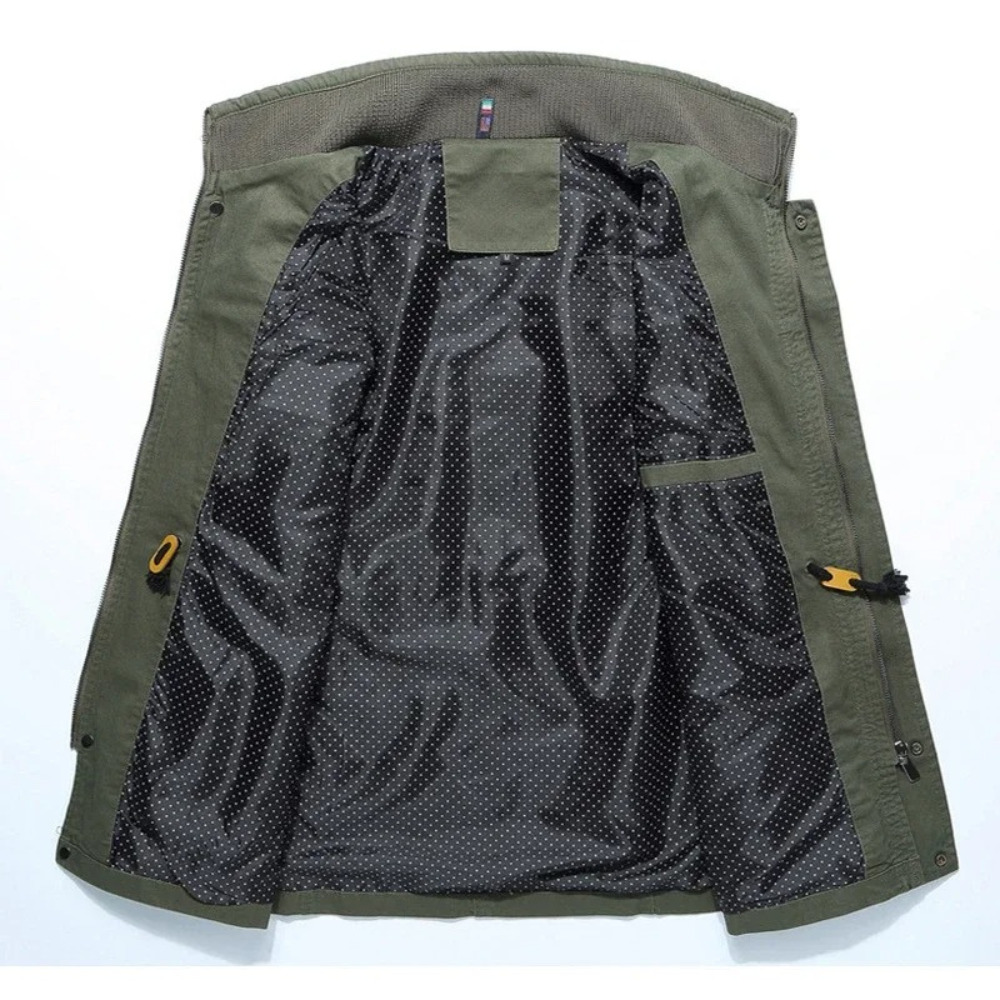 Elegant Bomulds Cargo Jakke