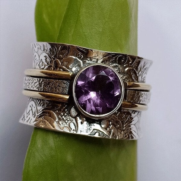 Bøhmisk Krystal Meditationsring