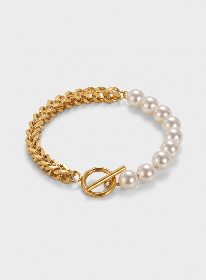 Elegant Kontrast Armbånd