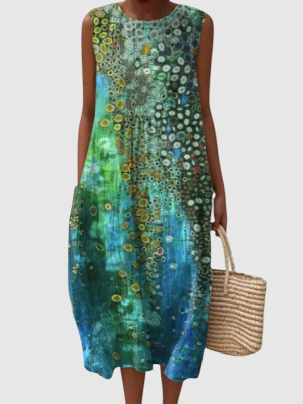 Zara - Hverdags Elegant Midi-Kjole