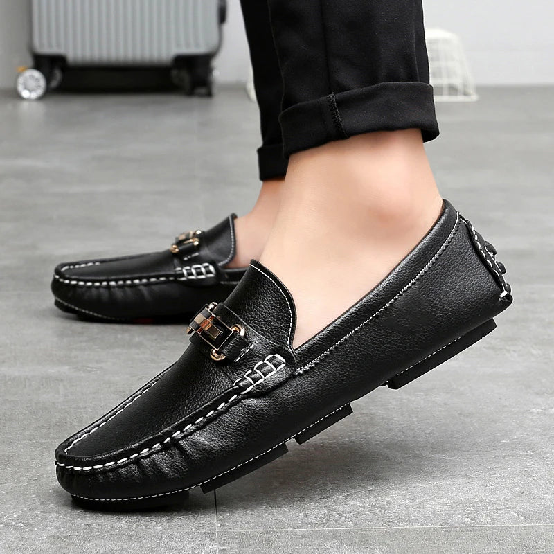Ægte Læder Loafers