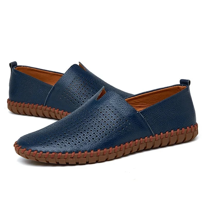 Åndbare Læder Loafers