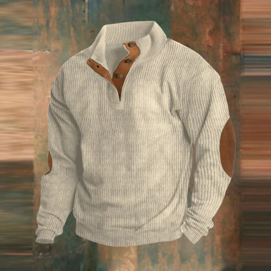 Aubin™ | Stilfuld ribstrikket sweatshirt