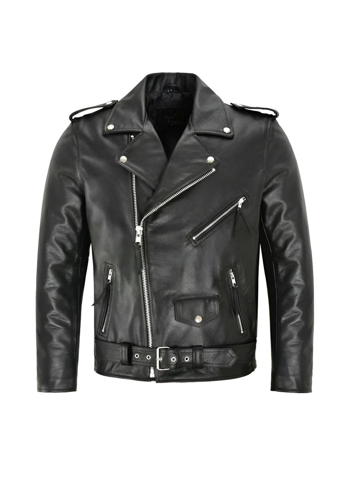 Austin™ | Klassisk Biker Læderjakke