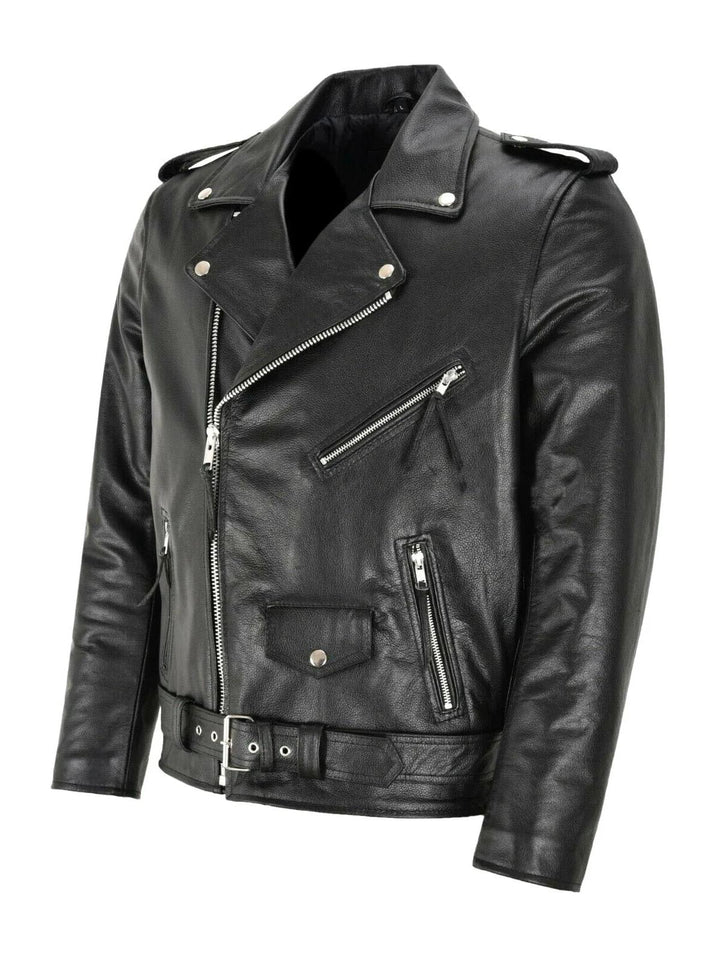 Austin™ | Klassisk Biker Læderjakke