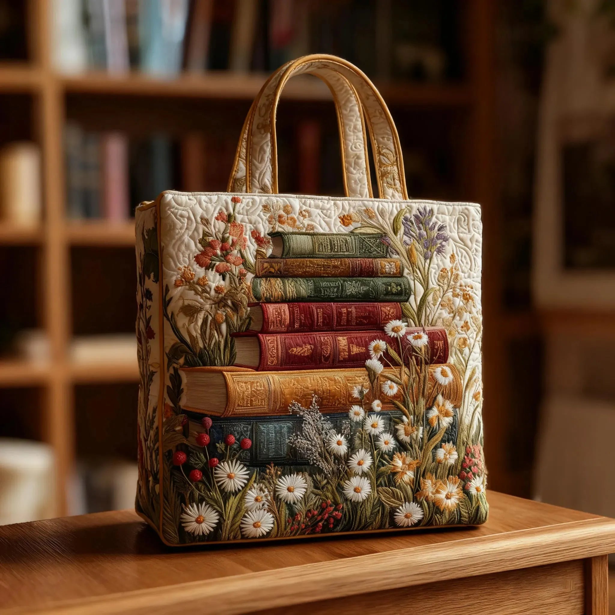 HÅNDLAVET TASKE - DET HEMMELIGE BIBLIOTEK