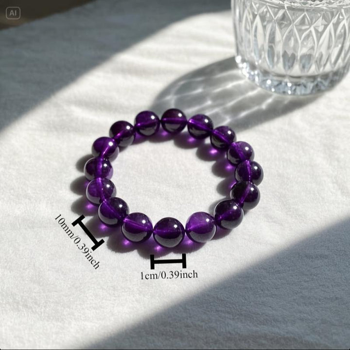 Pulsera Valeria iz Vijoličnih Biserov