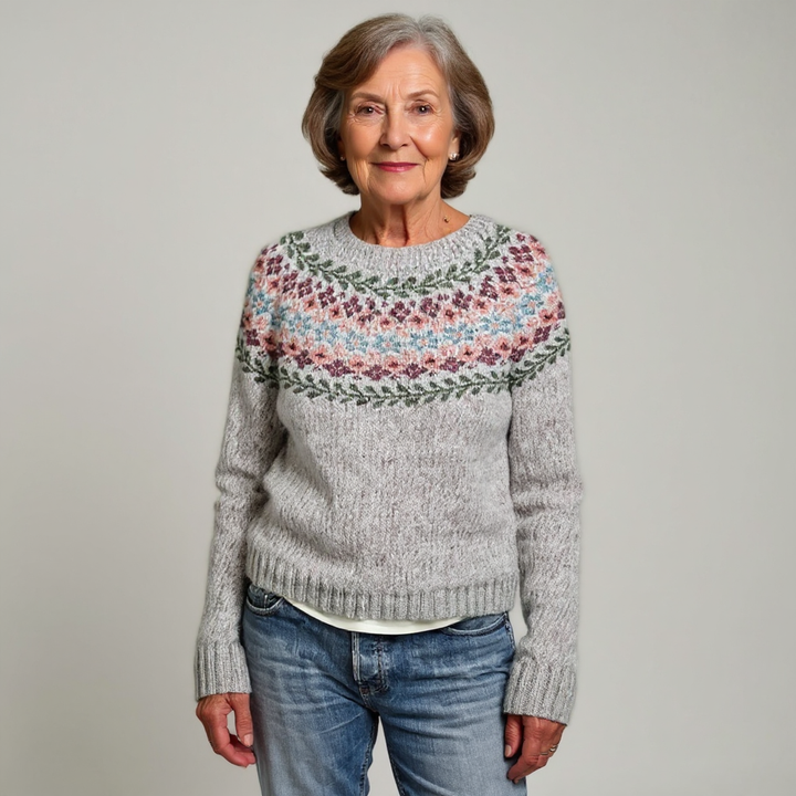 Bridget | Vintage Islandstrikpullover