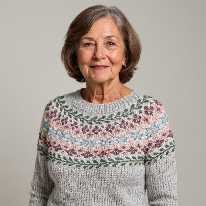 Bridget | Vintage Islandstrikpullover