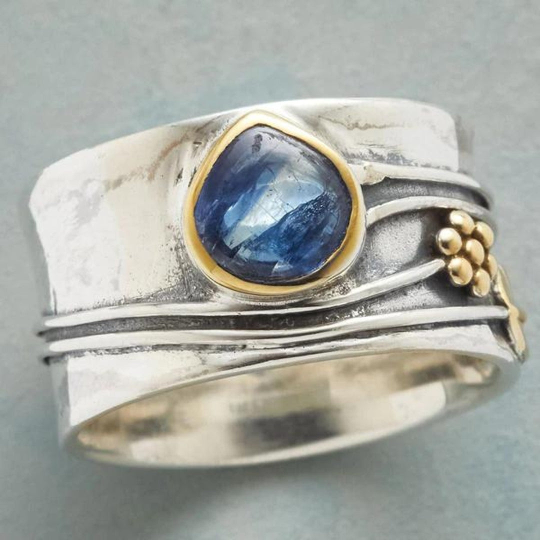 Meditationsring med Ædelsten Boho