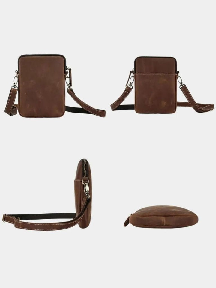 Carl™ | Minimalistisk Læder Skuldertaske
