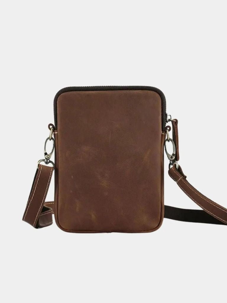 Carl™ | Minimalistisk Læder Skuldertaske