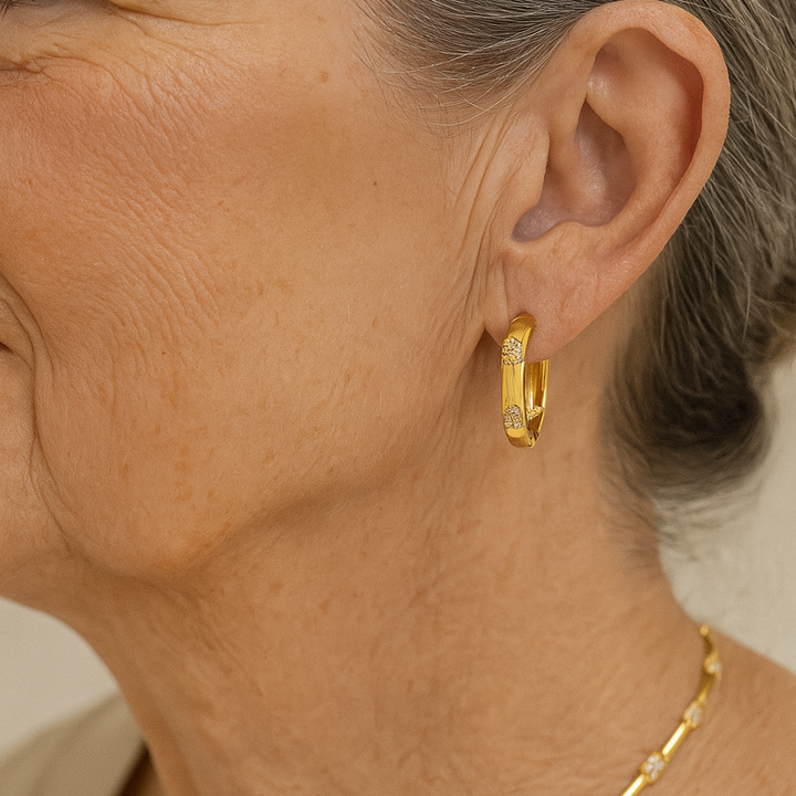 Aros Vintage med gylden rose