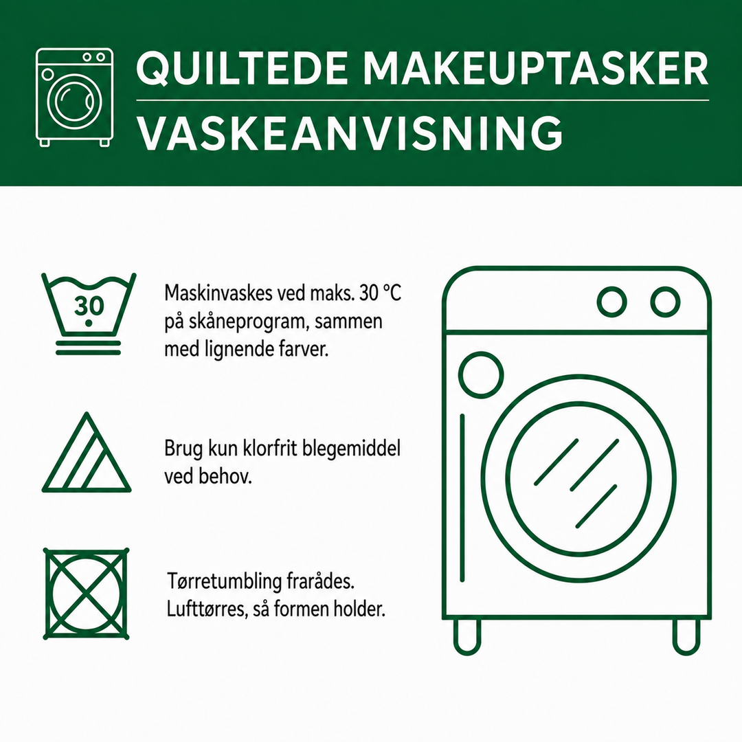 Makeuptaske Sommerfugl i Ravgult