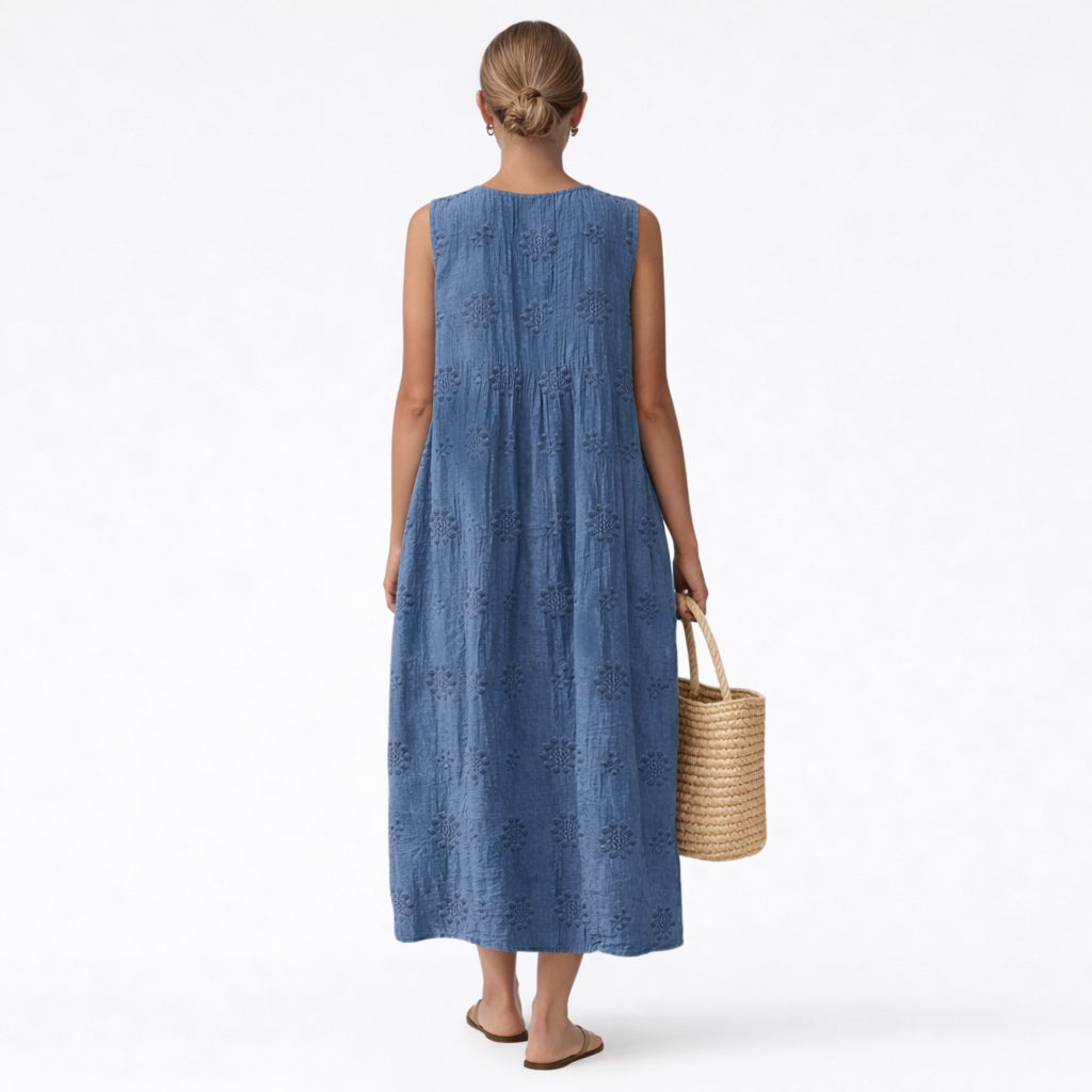 Ida - Hverdags-sommer-midi-kjole