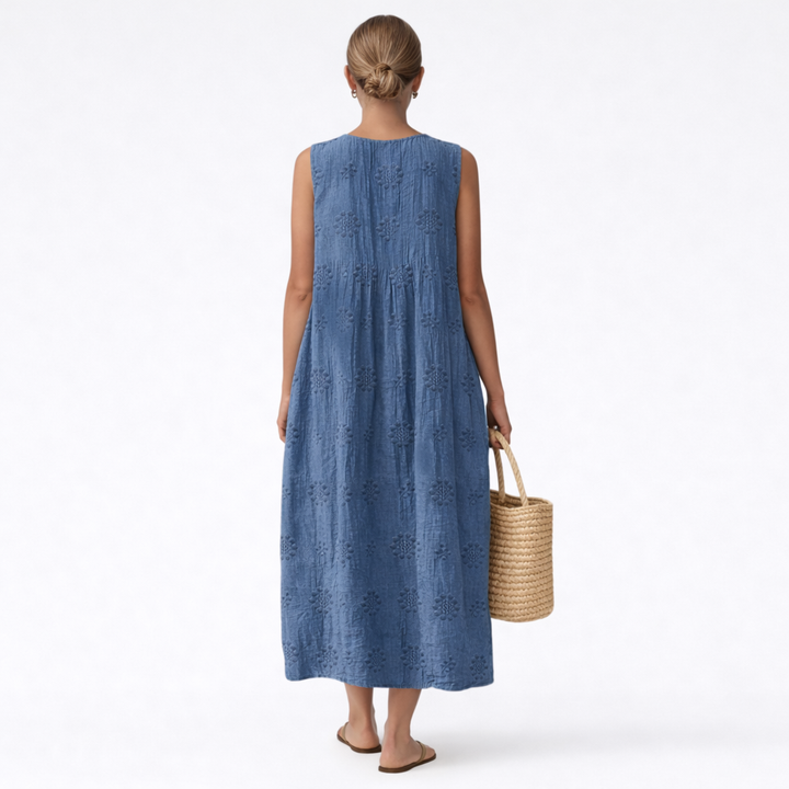 Ida - Hverdags-sommer-midi-kjole