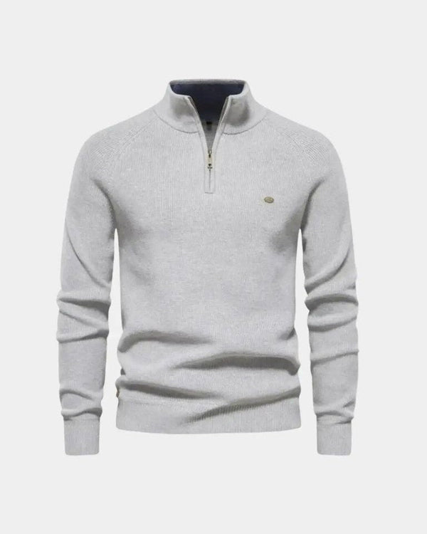 Christian™ | Sweater med Lynlås