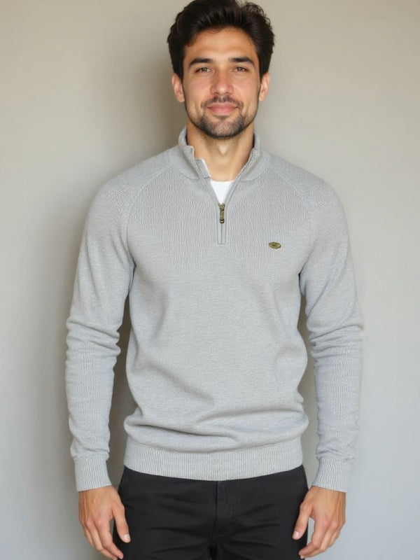 Christian™ | Sweater med Lynlås