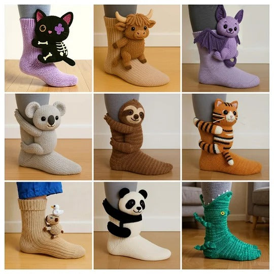 Teodora - Blæksprutte Sokken