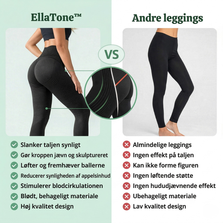 EllaTone™ – Slankende Og Formende Leggings Til Kvinder