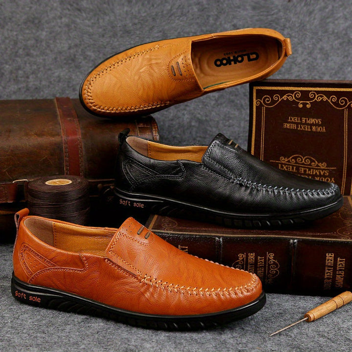 Elegant Læder Loafers