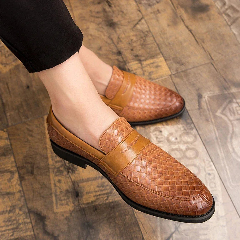 Elegant Vævede Loafers