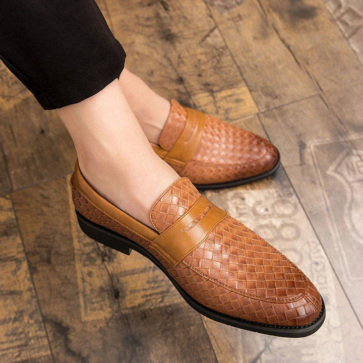 Elegant Vævede Loafers