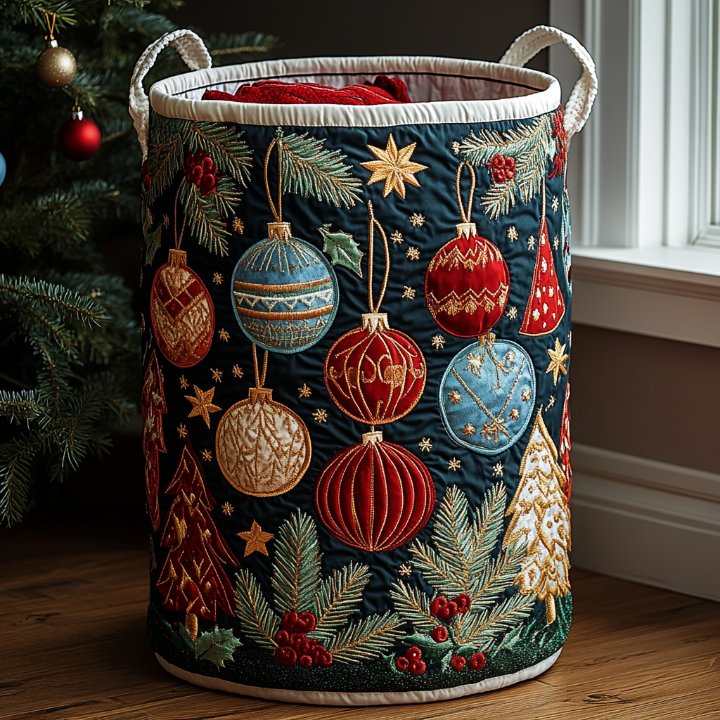 Vasketøjskurv Festive Charm