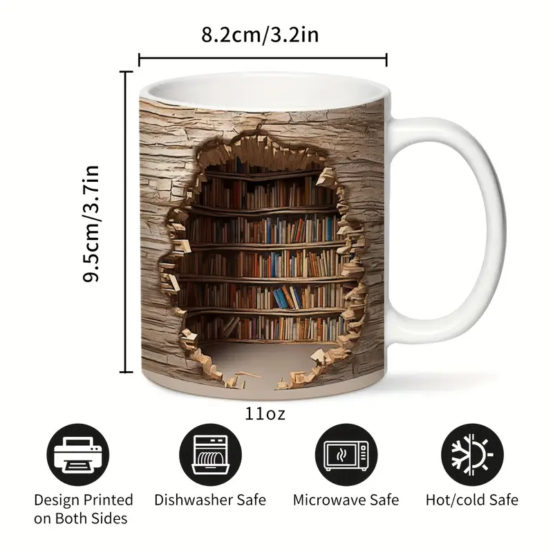 Fortryllende Varmeaktiveret Biblioteks Krus