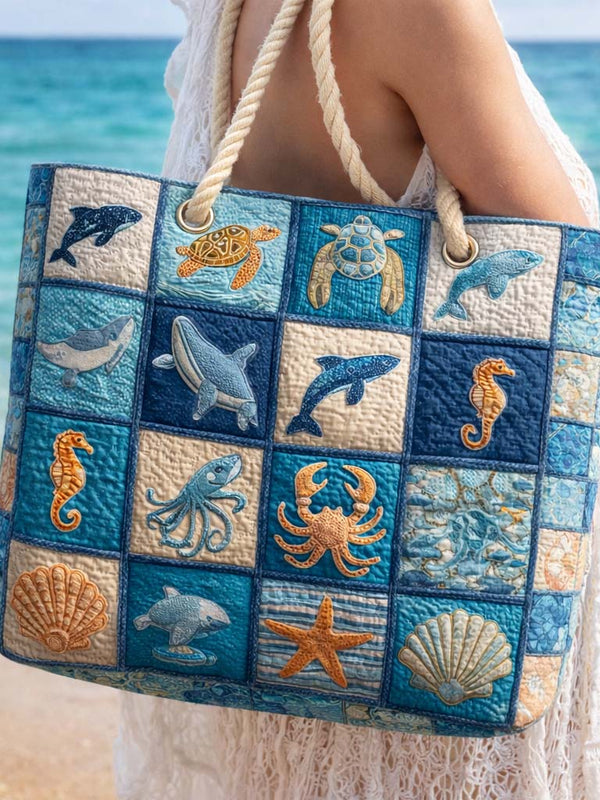 Håndlavet Strandtaske | Havliv
