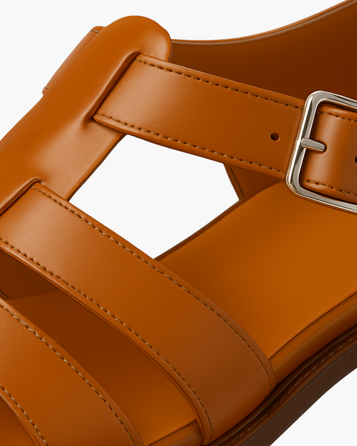 Grazio™ | Lukket Sandal med Rem