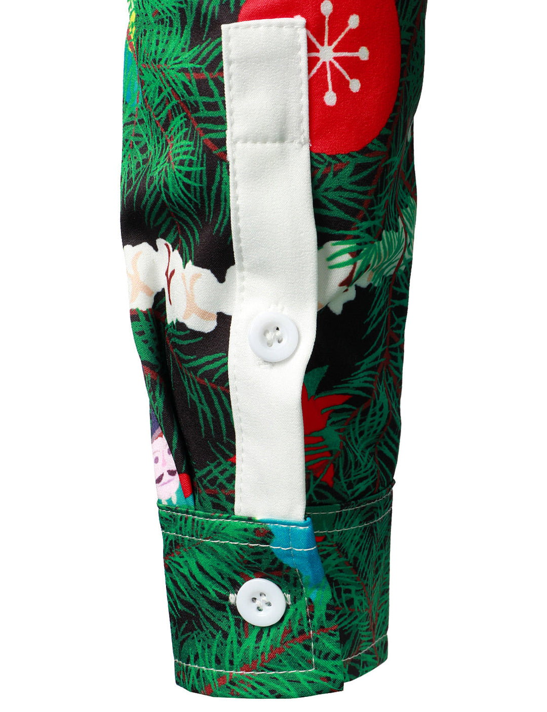 Herre Juletræ Camo Print Regular Fit Sjovt Outfit Tematiseret Top Langærmet Skjorte