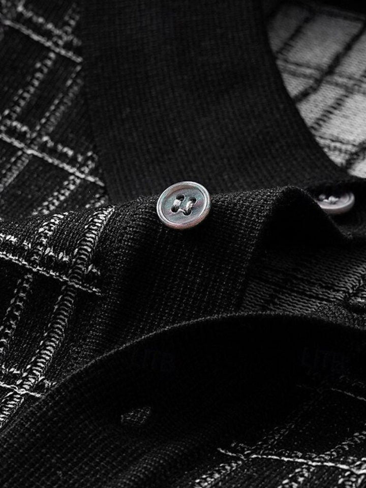 Holger™ | Klassisk Sort Strikpolo