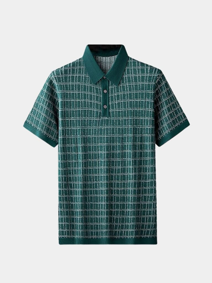 Holger™ | Klassisk Sort Strikpolo