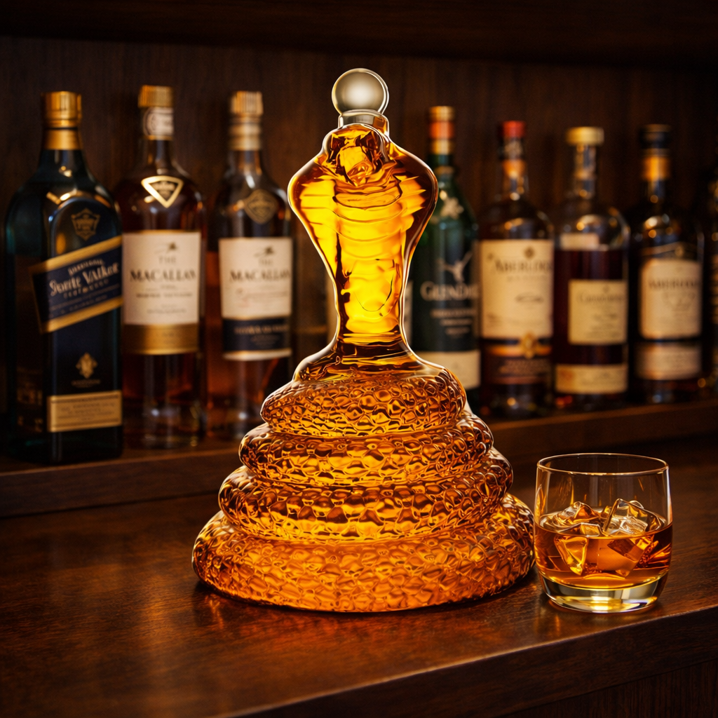Whiskykarafel - Cobra Udgave