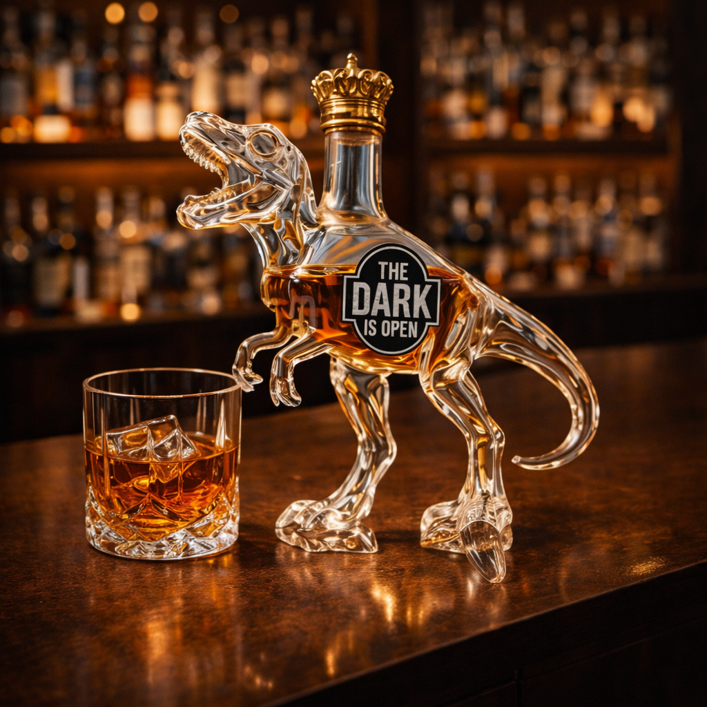 Whiskykarafel - T-Rex Udgave