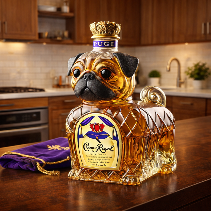 Whiskykarafel - Fransk Bulldog Udgave