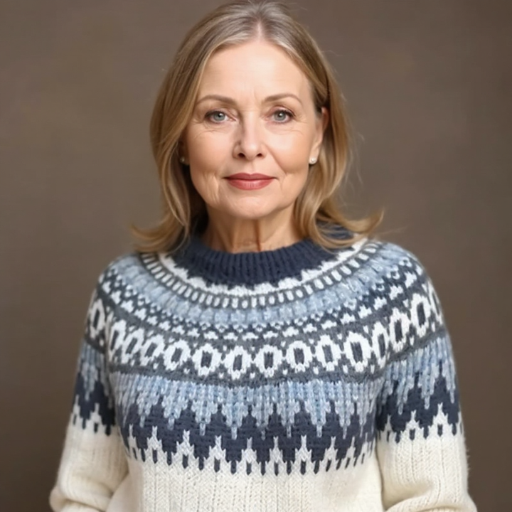 Janet | Vintage Islandstrikpullover