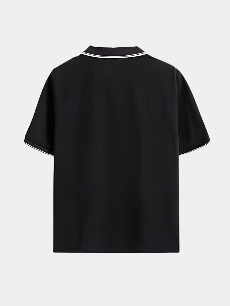 Jesper™ | Noir V-hals Polo