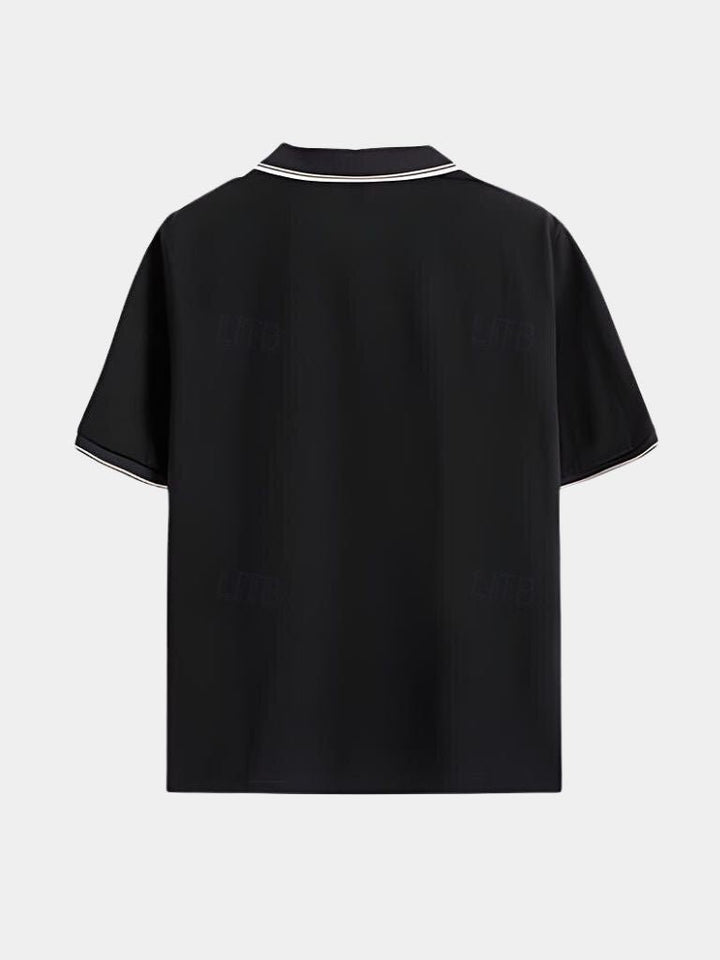 Jesper™ | Noir V-hals Polo